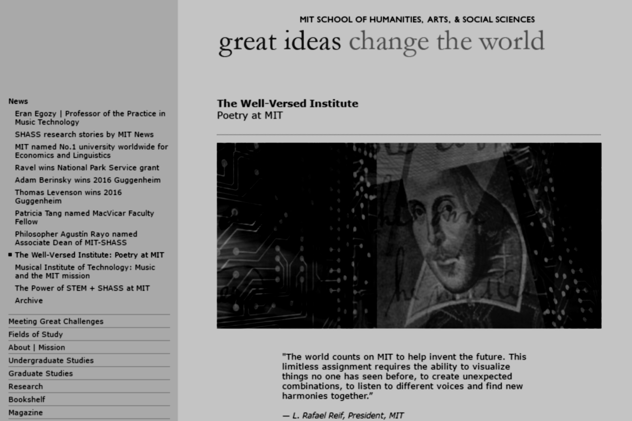 Screenshot of MIT Well-Versed Institute